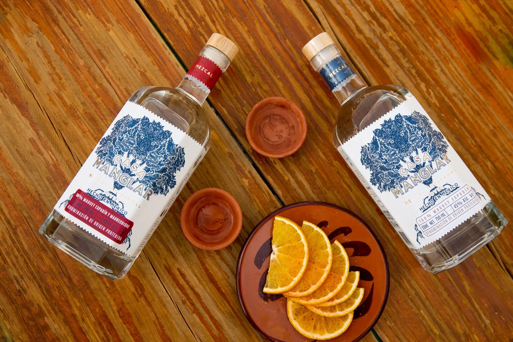 Mezcal served in a jícara